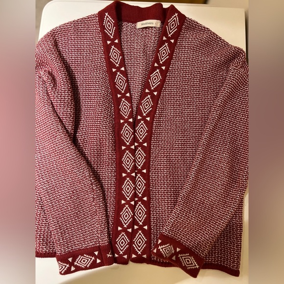 100% Organic Cotton Woolovers Womens Open Embroidered Placket Cardigan Size: S - Picture 10 of 15